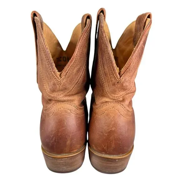 Tecovas Women’s Penny Brown Leather Western Cowgirl Boots Size US 8 - Picture 8 of 11